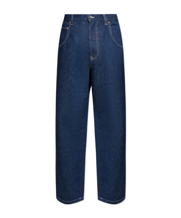 Vetements Belt Loop Denim Trousers In Blue