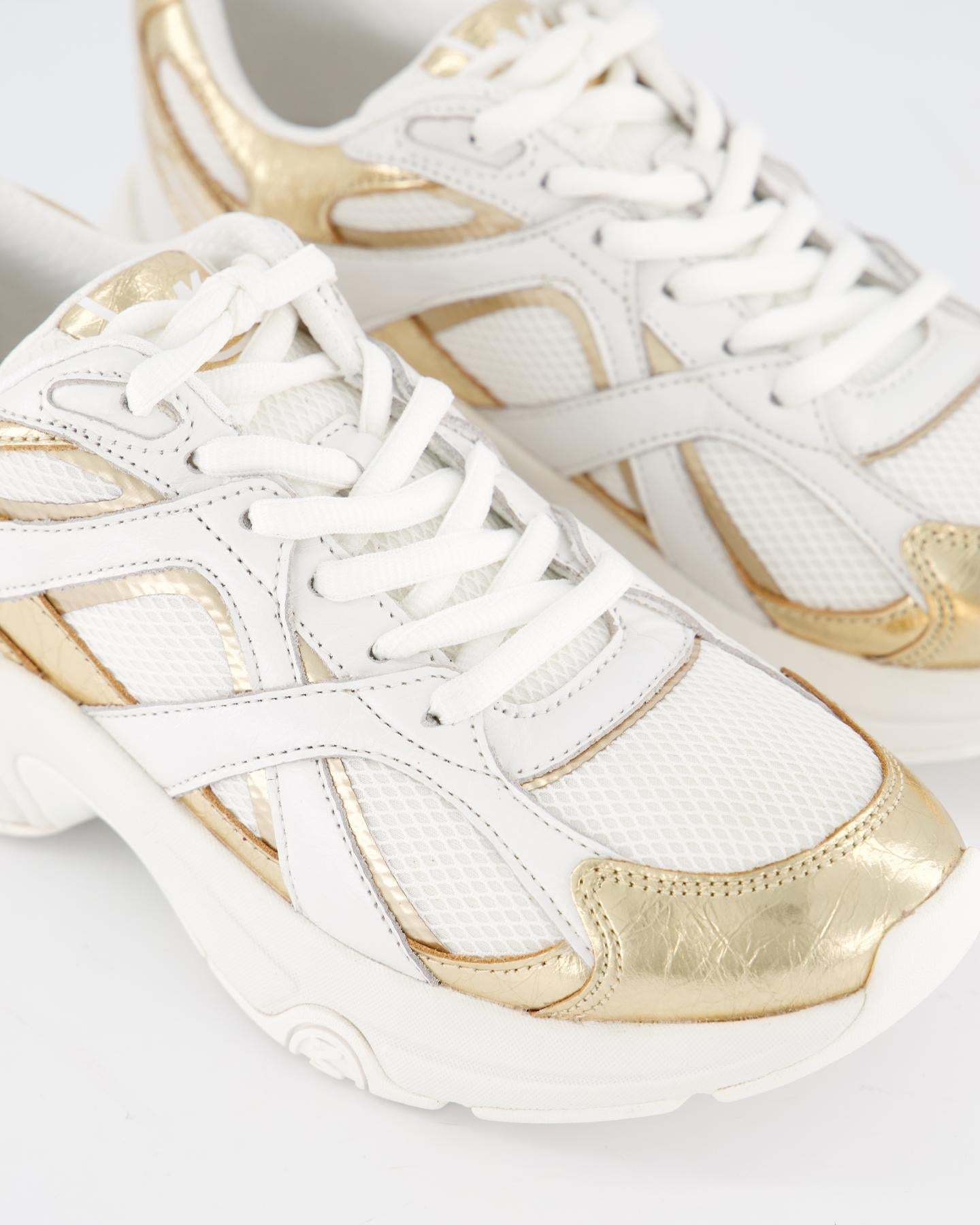 Michael Kors Round Head Low-cut Sneakers In White