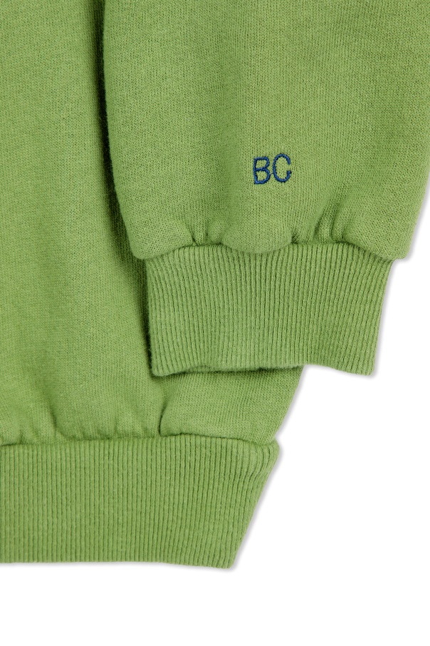 Bobo Choses Funny Face Sweatshirt In Green
