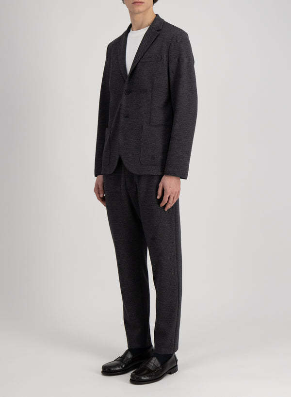 Harris Wharf London Long-sleeved Wool Suit Coat In Black