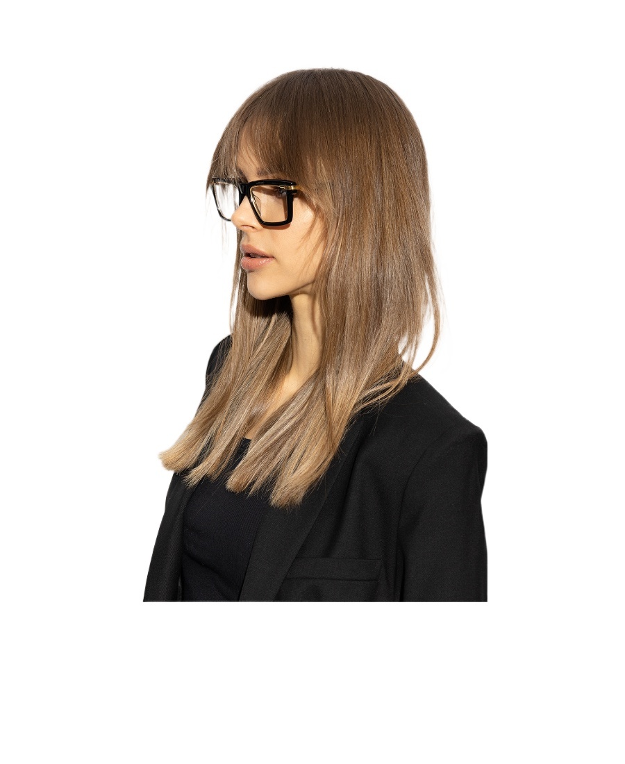 Balmain Logo Flat Mirror In Black