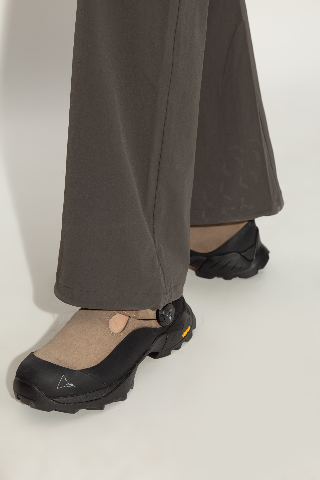 Shop Roa Pala Mary-jane Sneakers In Black