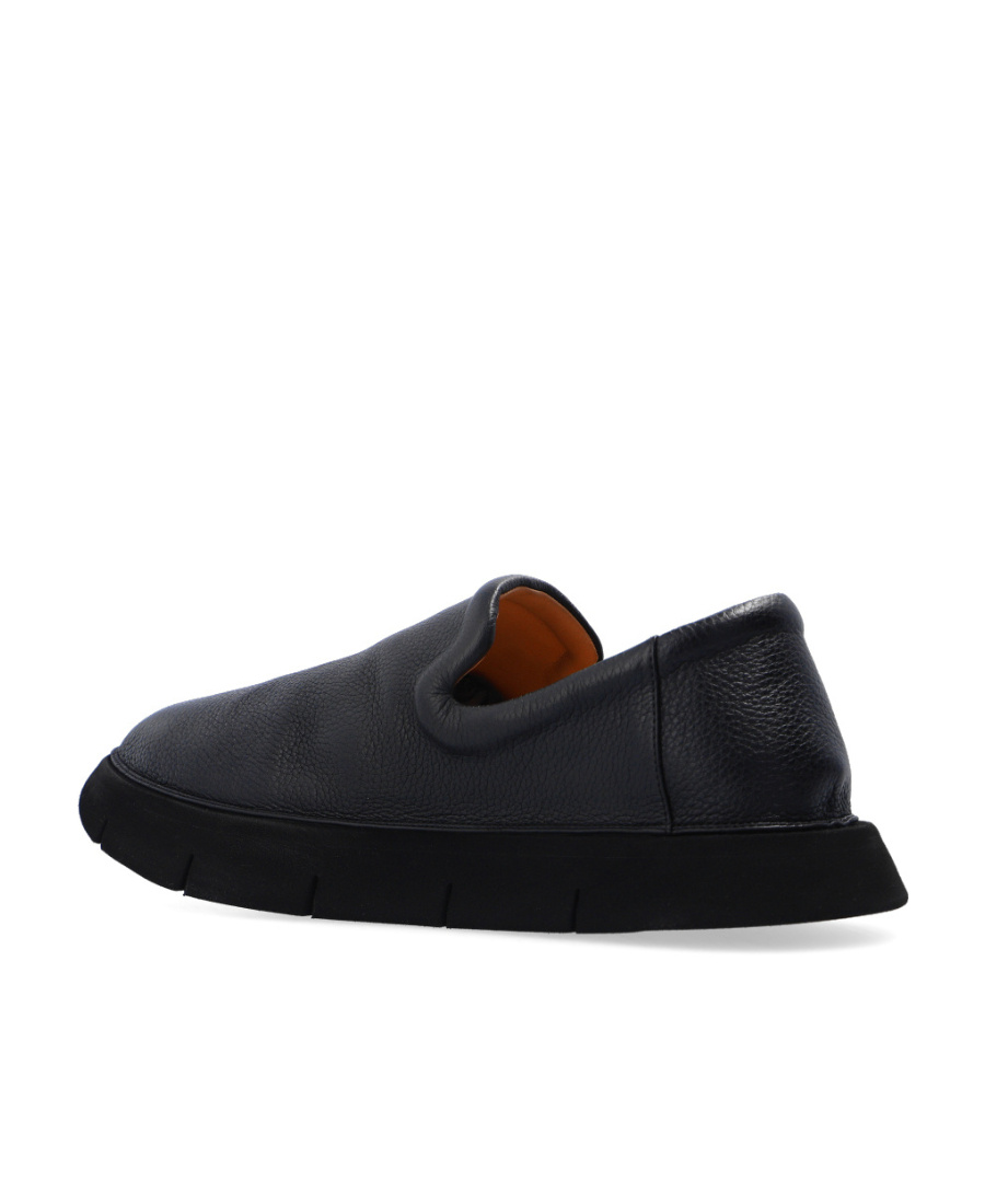 Marsèll Slip-on Leather Loafers In Black