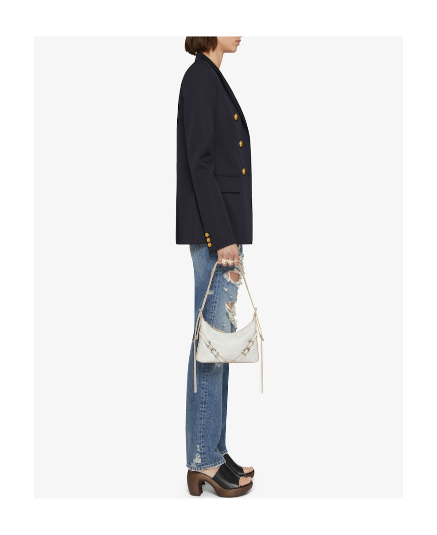 Givenchy Straight-leg Distressed Jeans In Blue