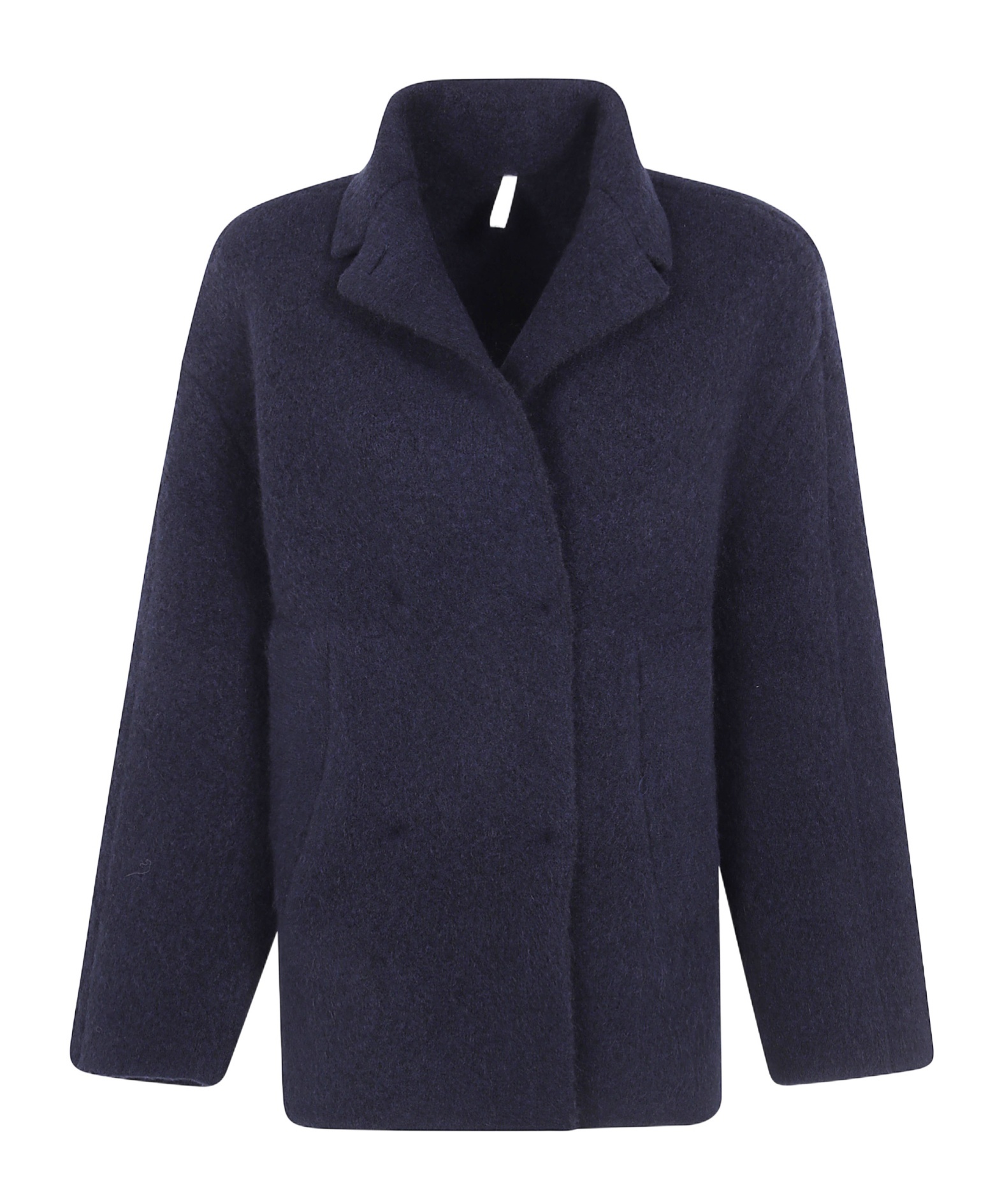 Boboutic Double Breasted Jacket In Dark Navy