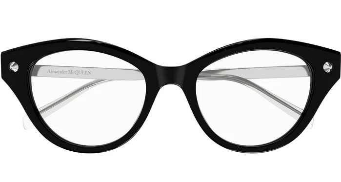 Alexander Mcqueen Full-frame Flat Mirror In Black