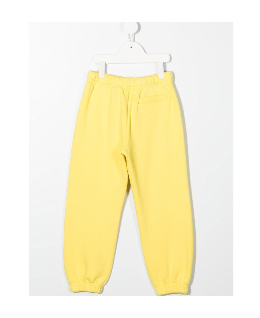 Palm Angels Logo-print Tracksuit Bottoms In Yellow
