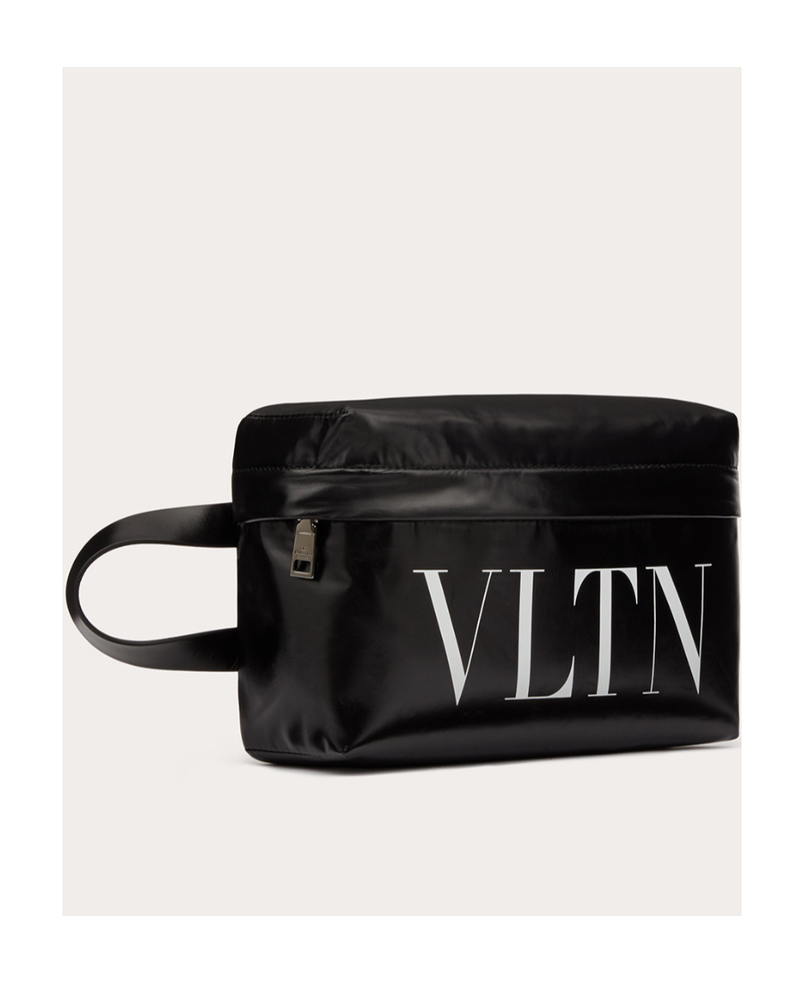 VALENTINO GARAVANI LOGO-PRINT DETAIL WASH BAG