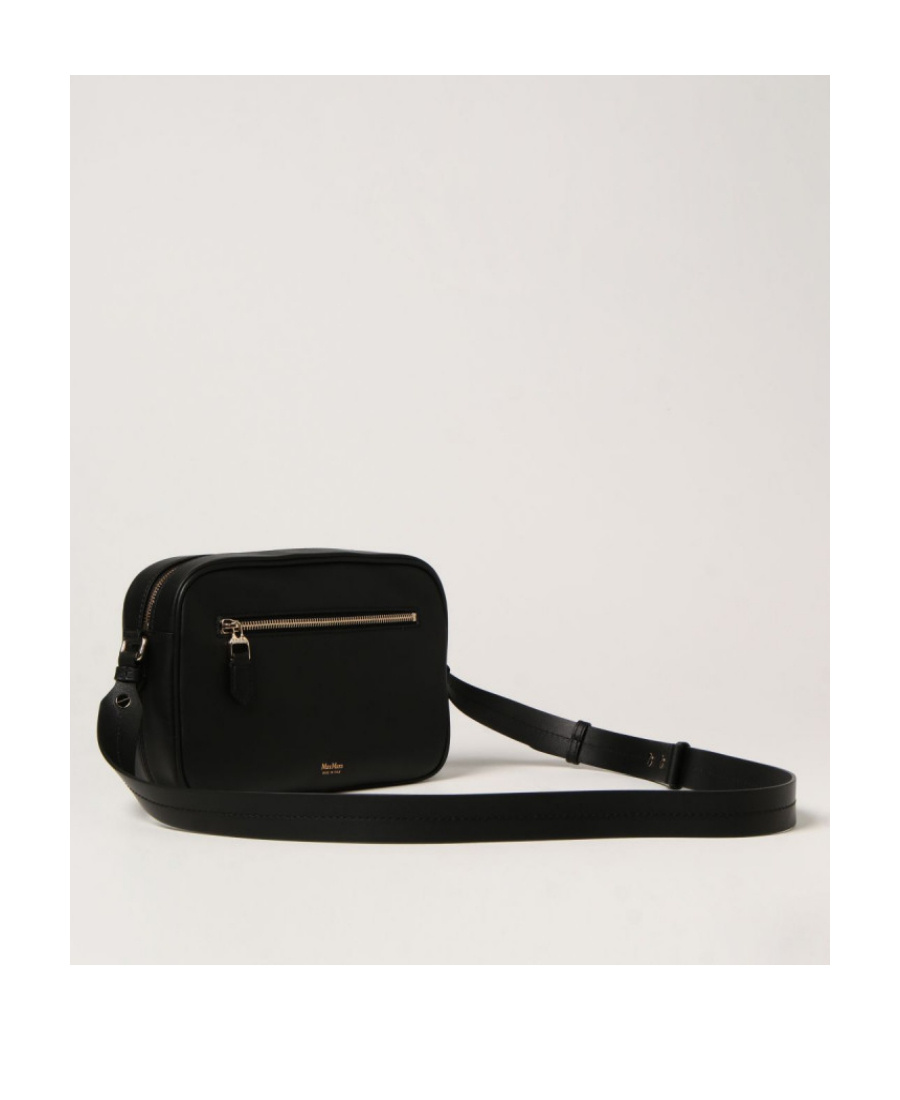 Max Mara Black Logo Satchel In Black