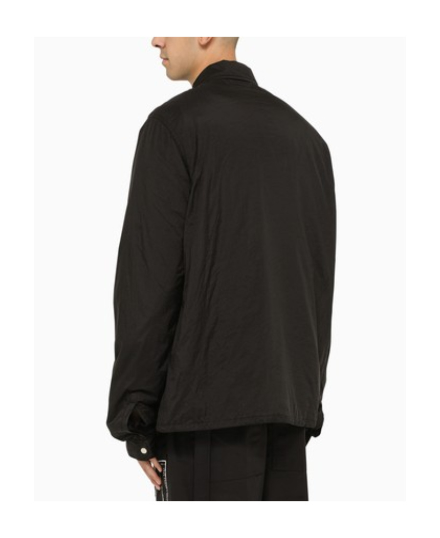 Rick Owens Drkshdw Press-stud Shirt Jacket In Black