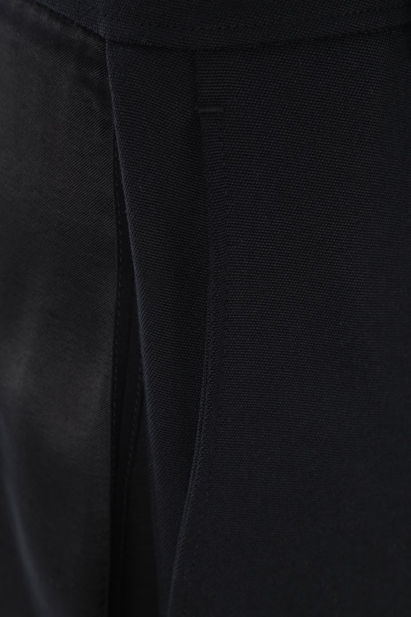 Balenciaga Asymmetric-hem Pencil Skirt In Black