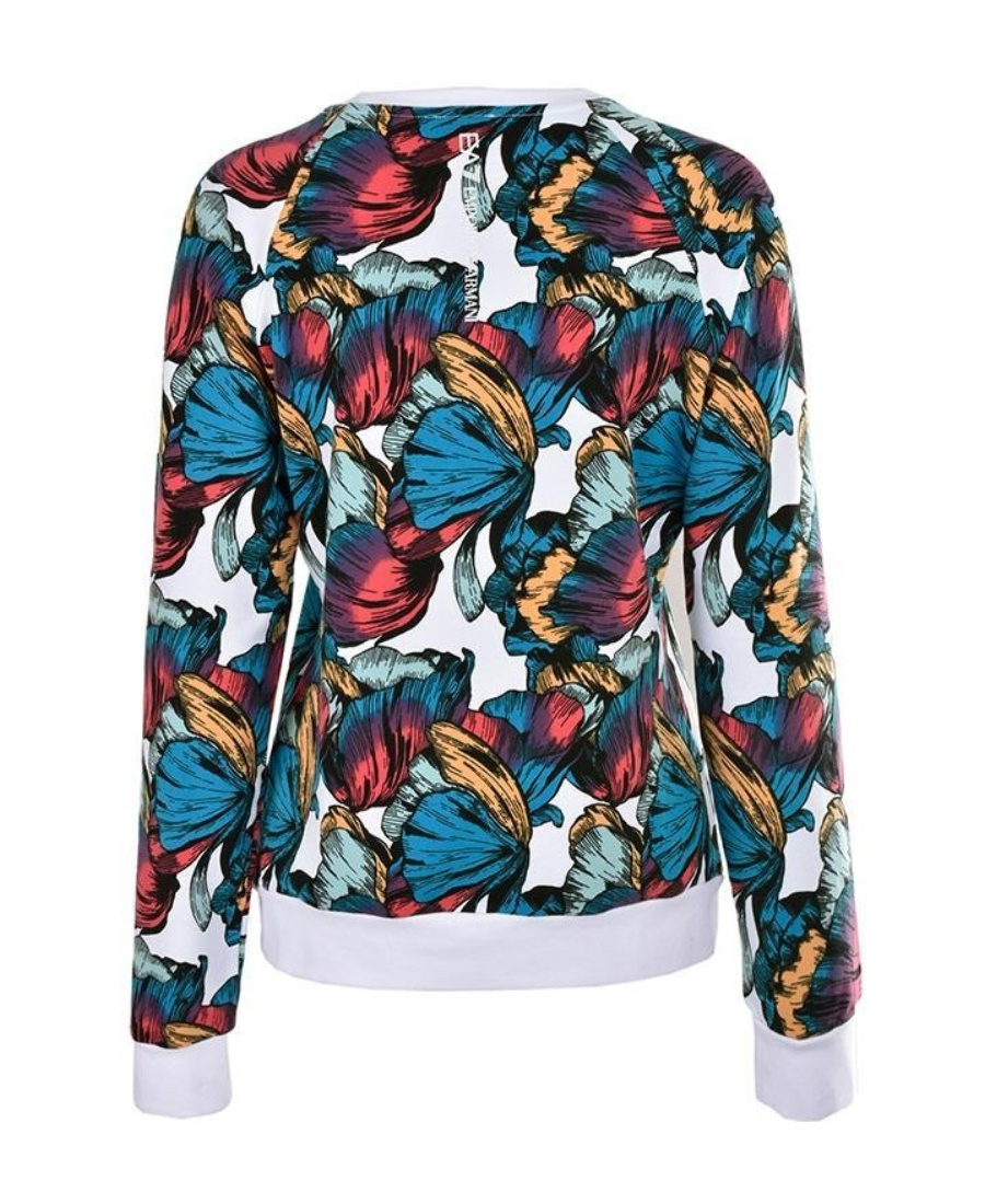 EA7 LOGO PRINTED SWEATER 