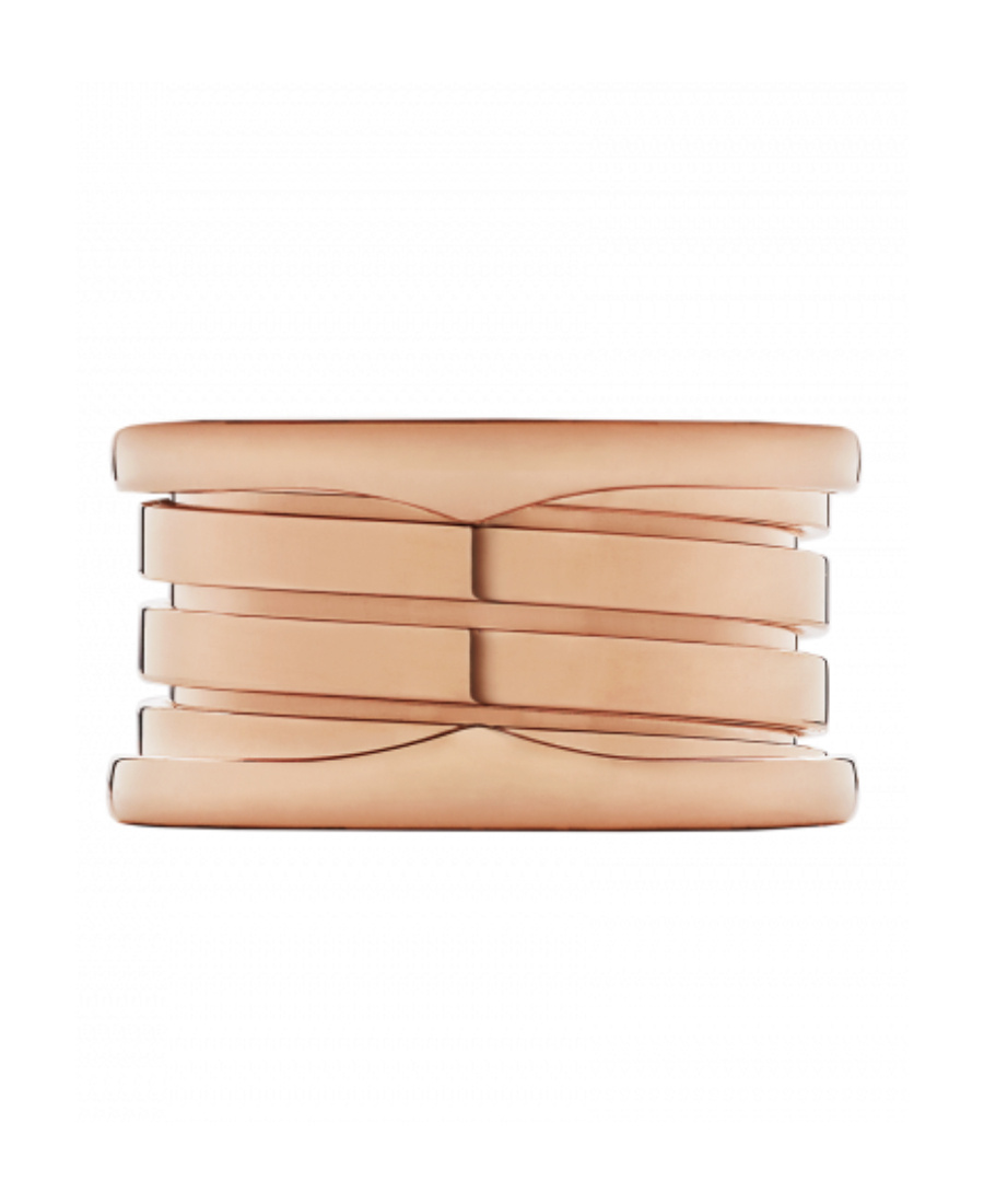 Bvlgari Logo Ring In Yellow