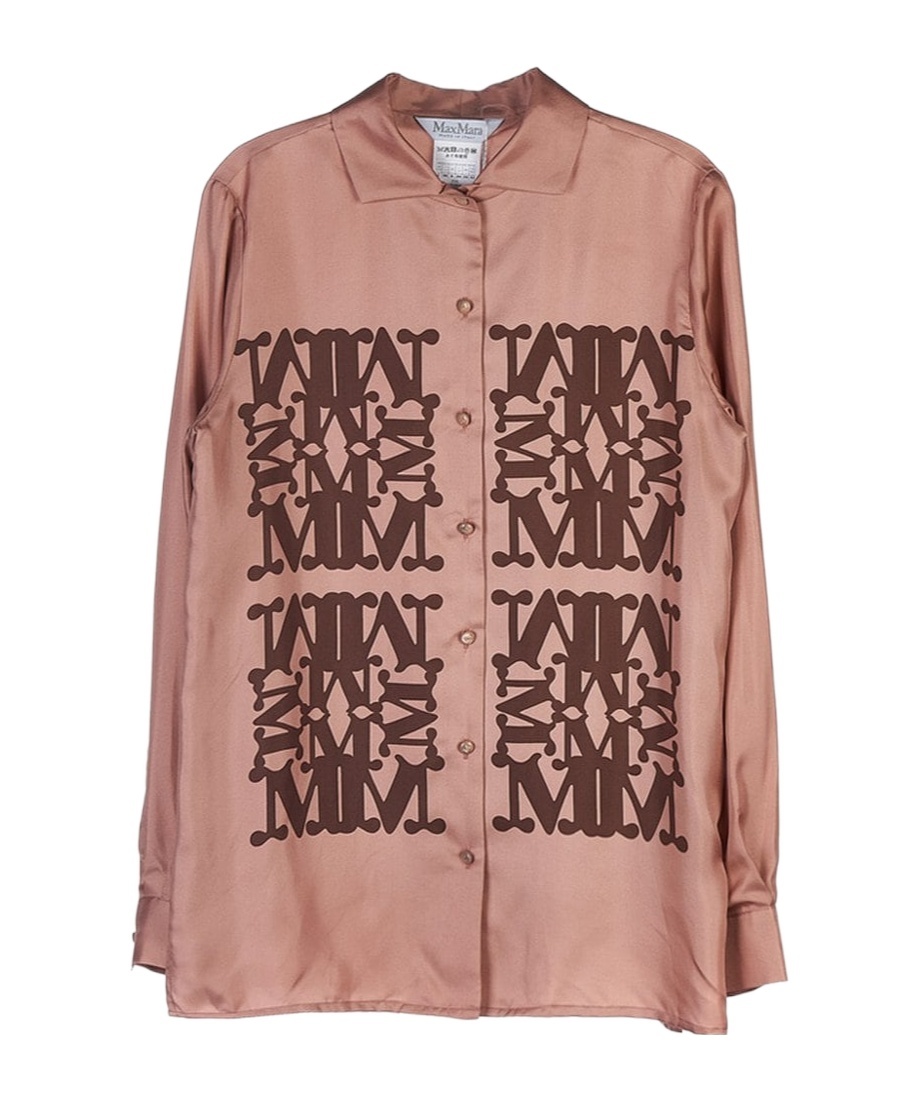 Max Mara Long-sleeved Shirt In Pink