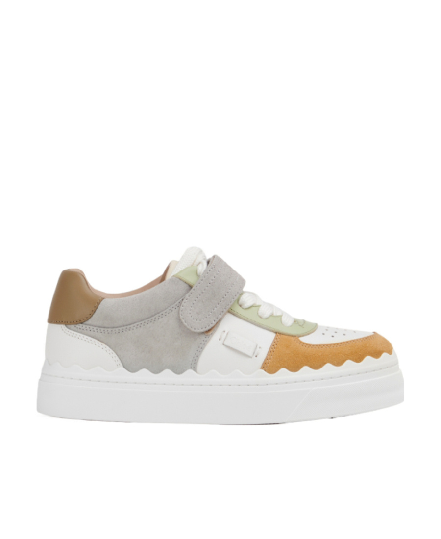 Shop Chloé Lauren Low-top Sneakers In White