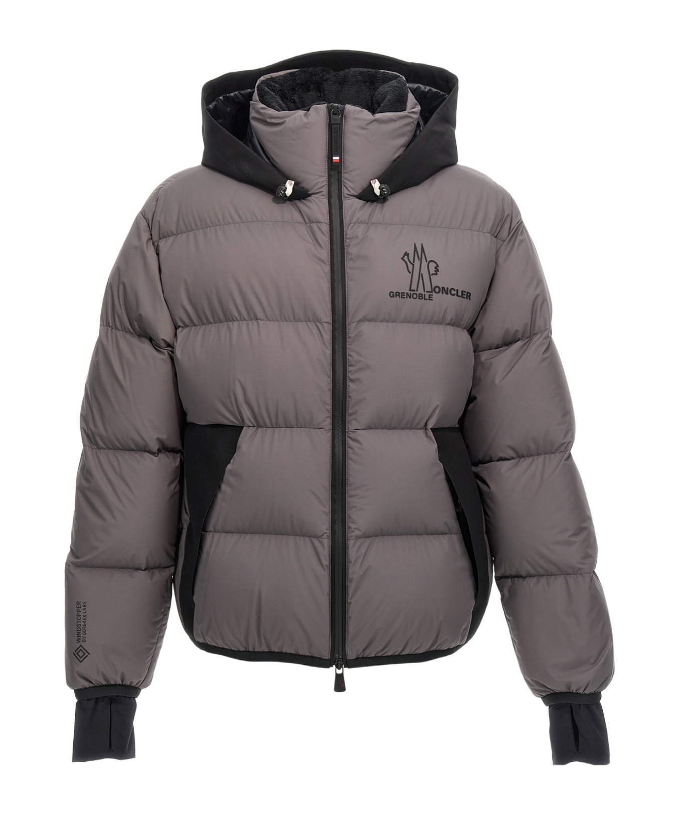 Moncler Marcassin Padded Jacket In Black
