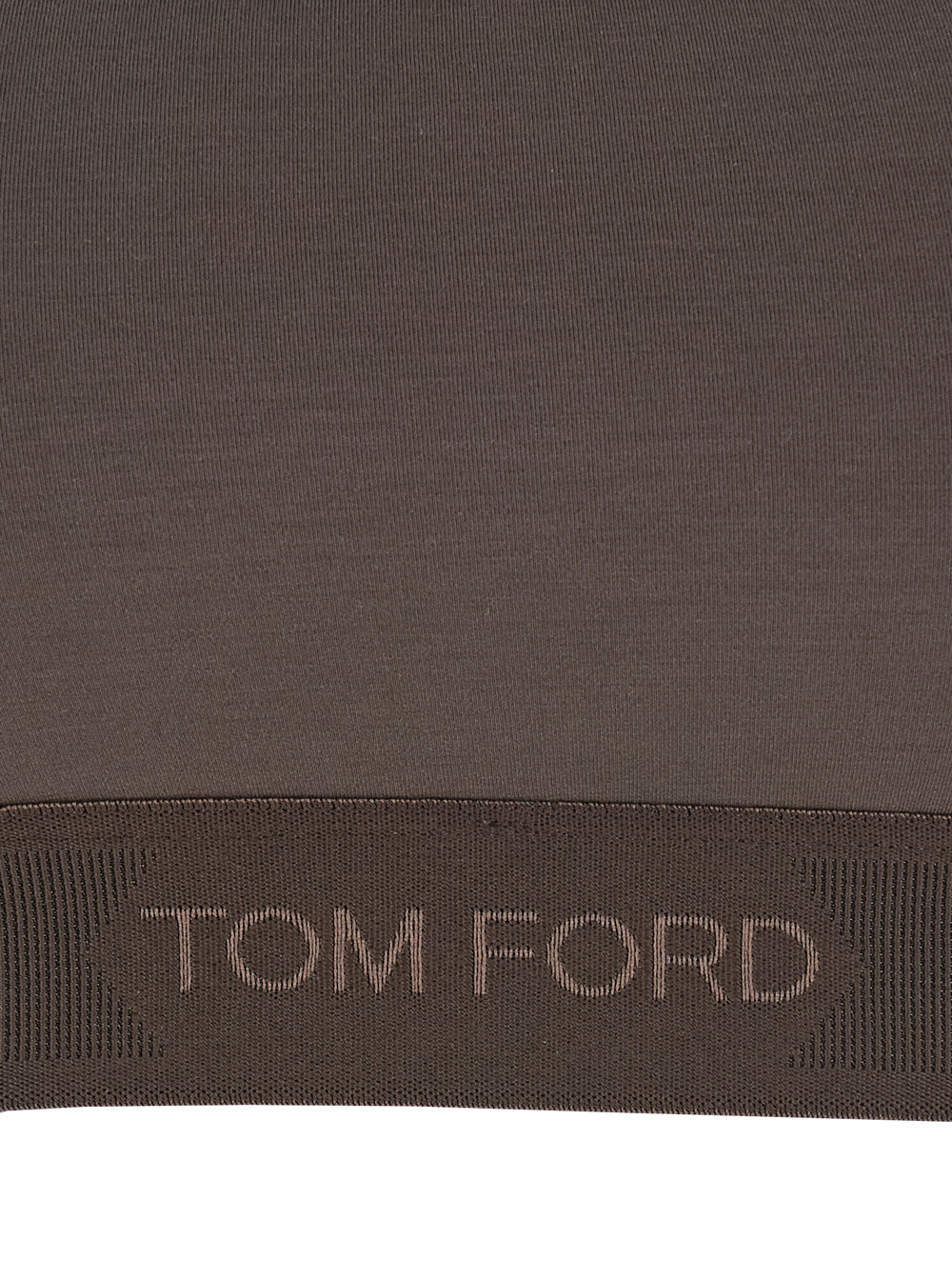 Tom Ford Logo Underband Bralette Bra In Gray