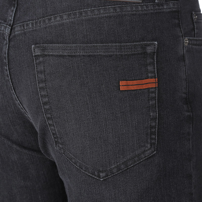 Shop Zegna Logo Jeans In Black
