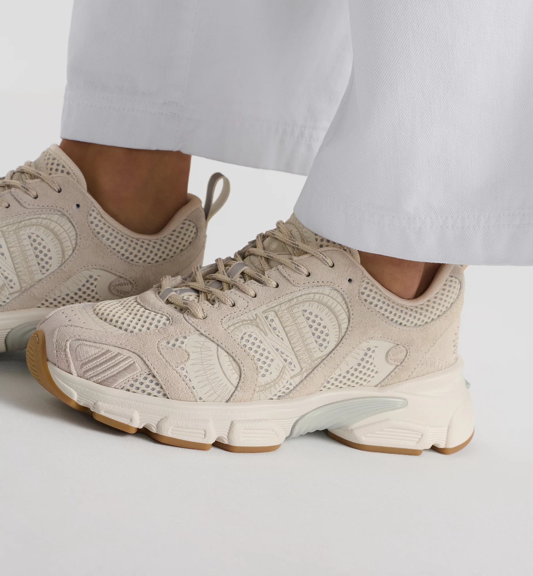 DIOR CHRISTIAN DIOR CHRONO LACE-UP SNEAKERS