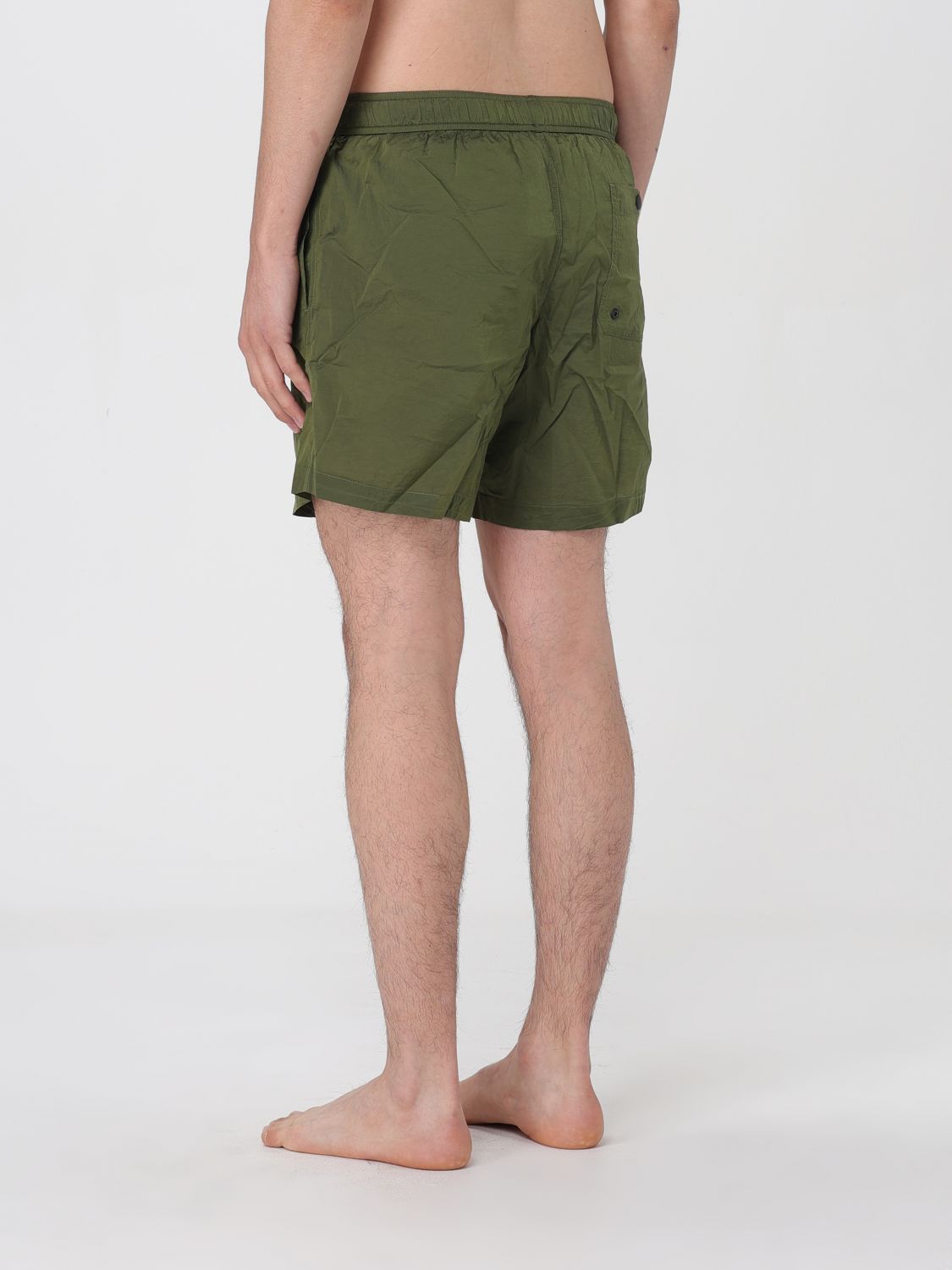 Dondup Drawstring Waist Swim Shorts In Green