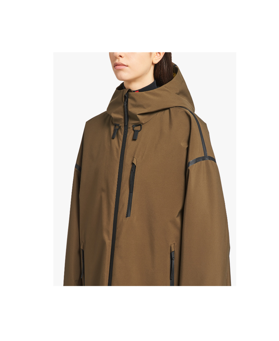 PRADA LIGHT EXTREME-TEX PADDED RAINCOAT