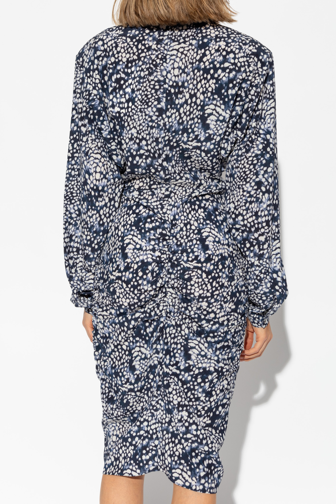 Isabel Marant Long-sleeved Dress In Black