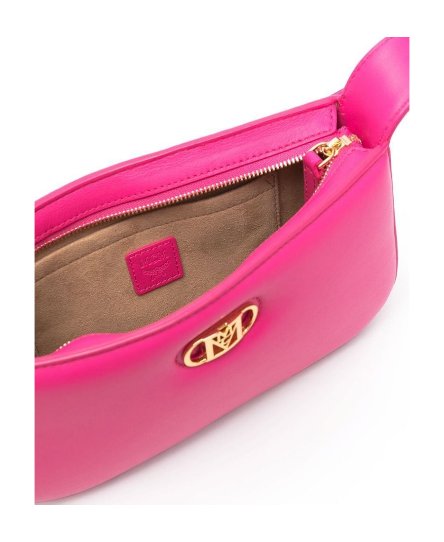 Mcm Mode Travia Mini Lambskin Shoulder Bag In Pink