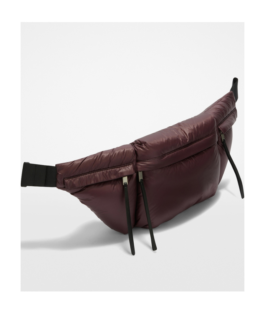 Jil Sander Logo-print Leather Belt Bag In Brown