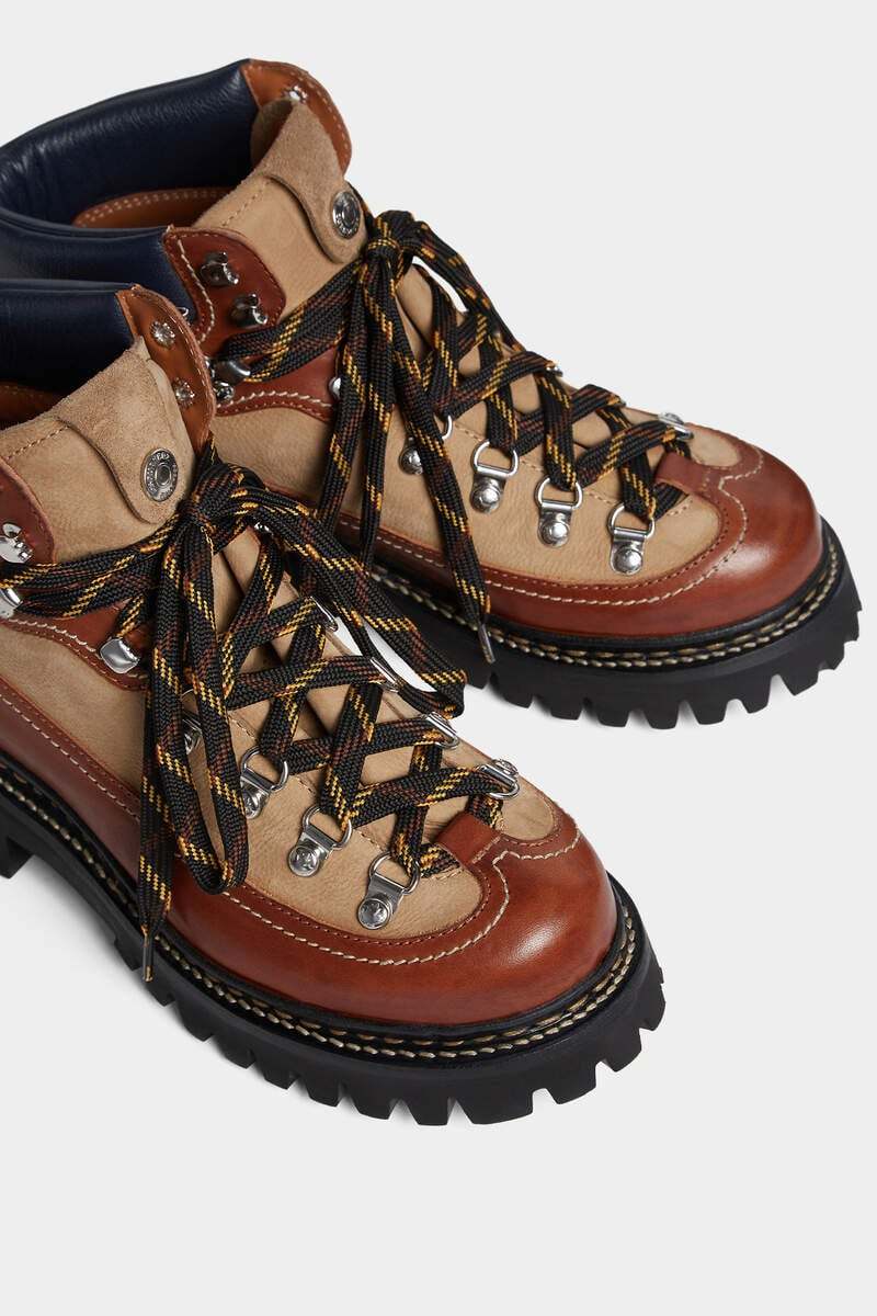 Dsquared2 Round Toe Ankle Boots In Multi