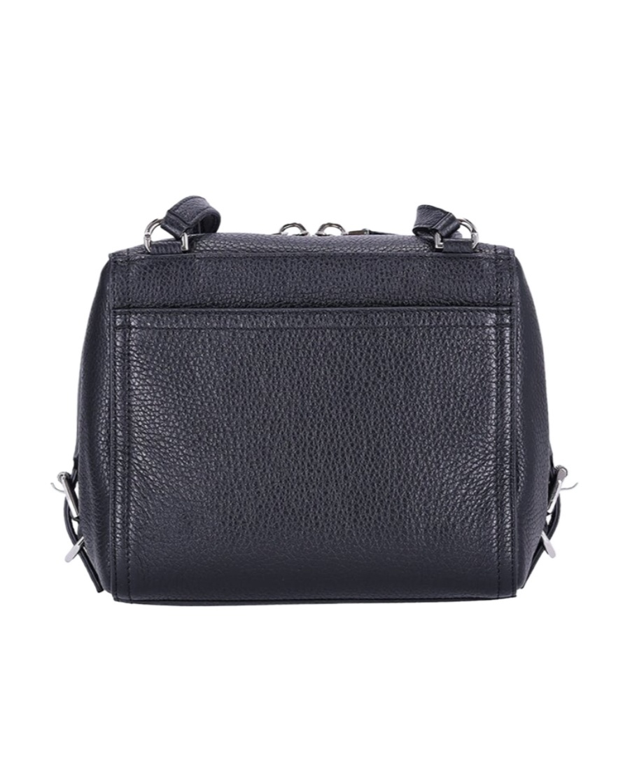 Givenchy Small Pandora Leather Crossbody Bag In Black
