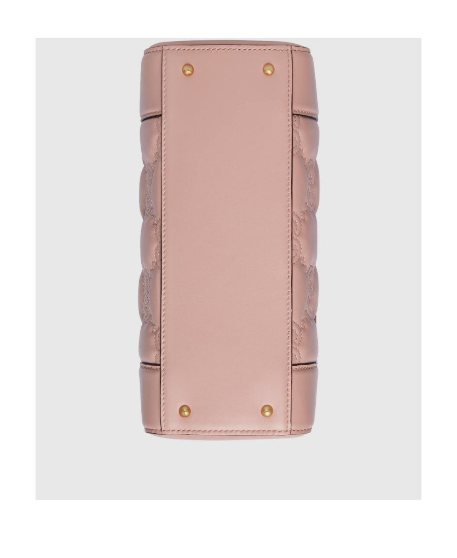 Gucci Gg Logo-embossed Mini Tote Bag In Nude