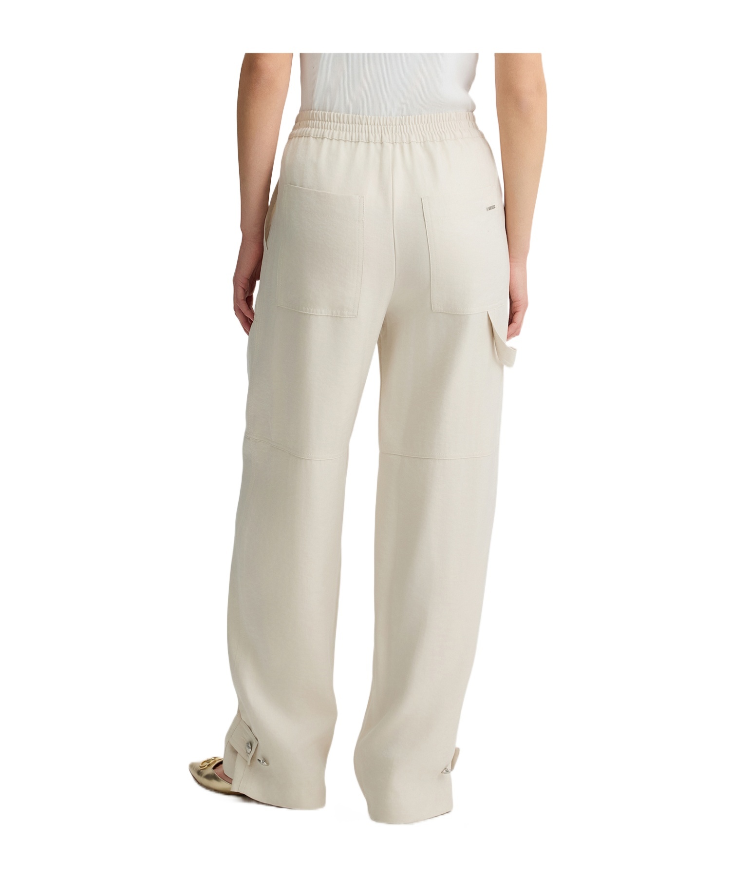 Liu •jo Liu Jo Tailored Fit Viscose Blend Trousers