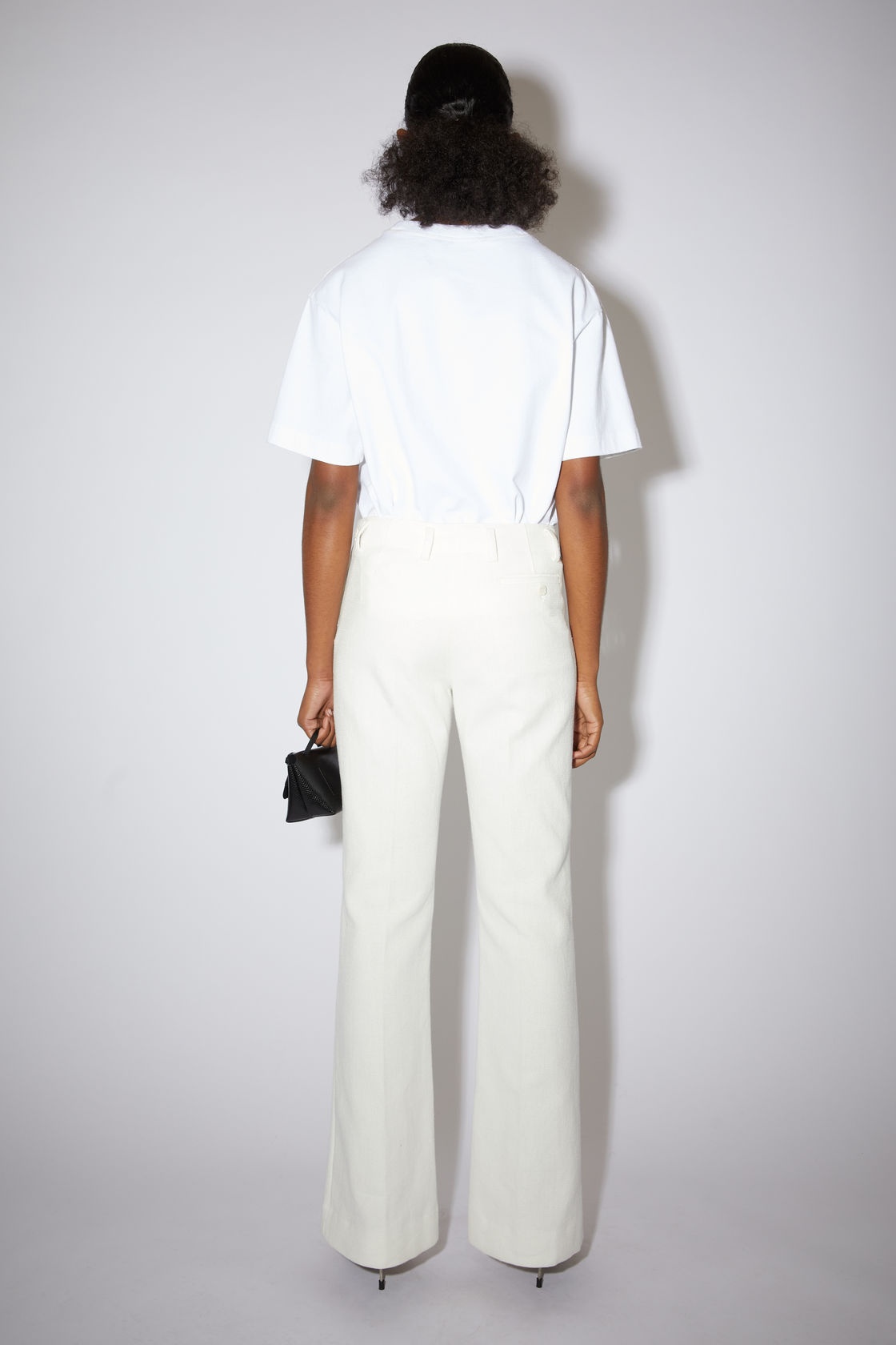 Acne Studios Raised Seam Tailored Trousers In White