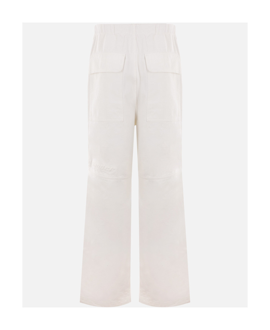 Jil Sander Mid-rise Straight-leg Trousers In White