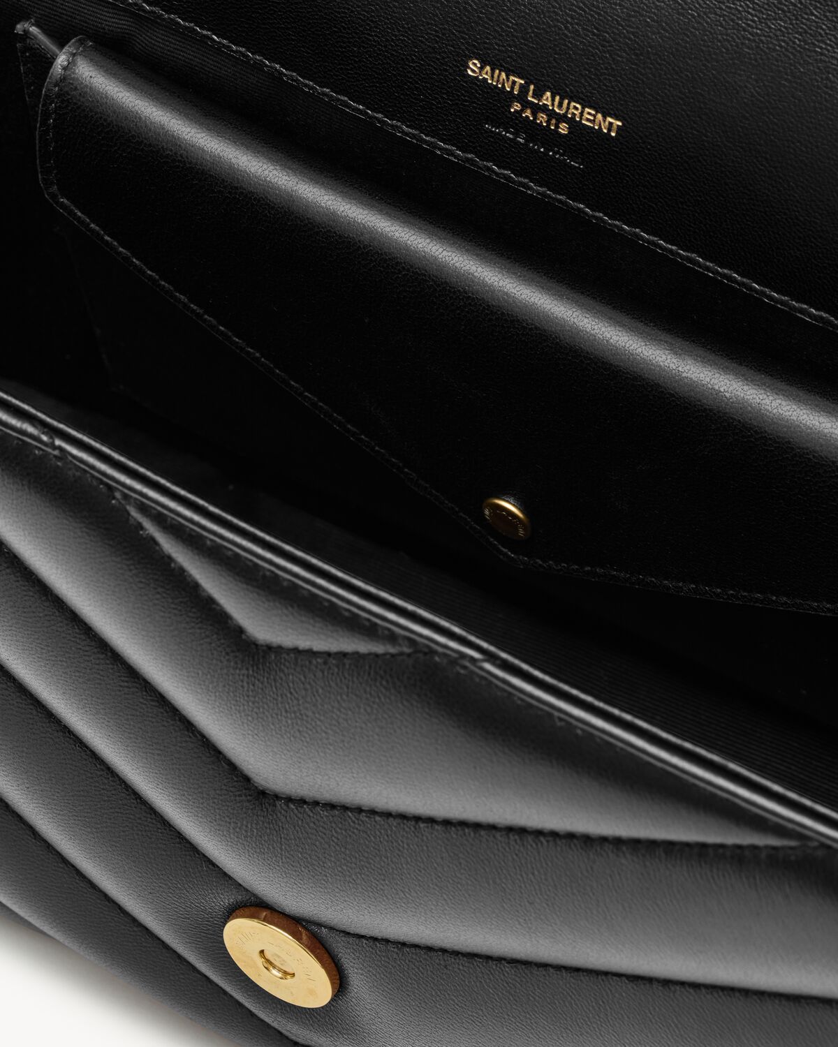 Saint Laurent Loulou Medium In Matelassé Lambskin