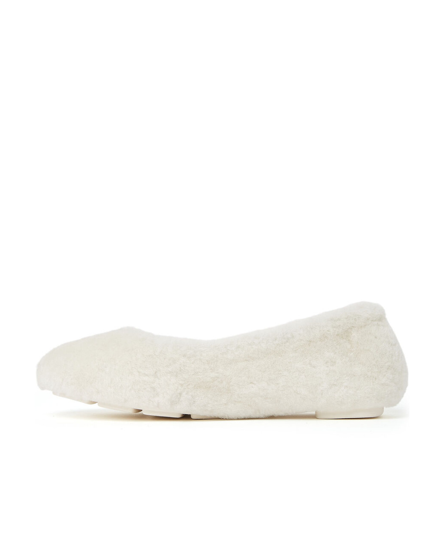 Stuart Weitzman Pirouette Super Chill Ballet Flats In White