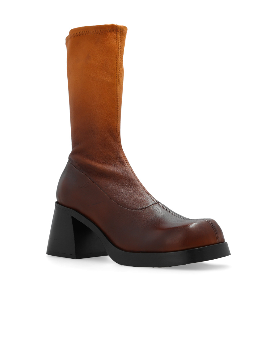 Miista Side Zipper Boots In Black