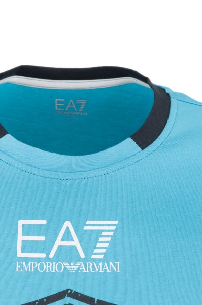 EA7 ROUND-NECKED LOGO T-SHIRT