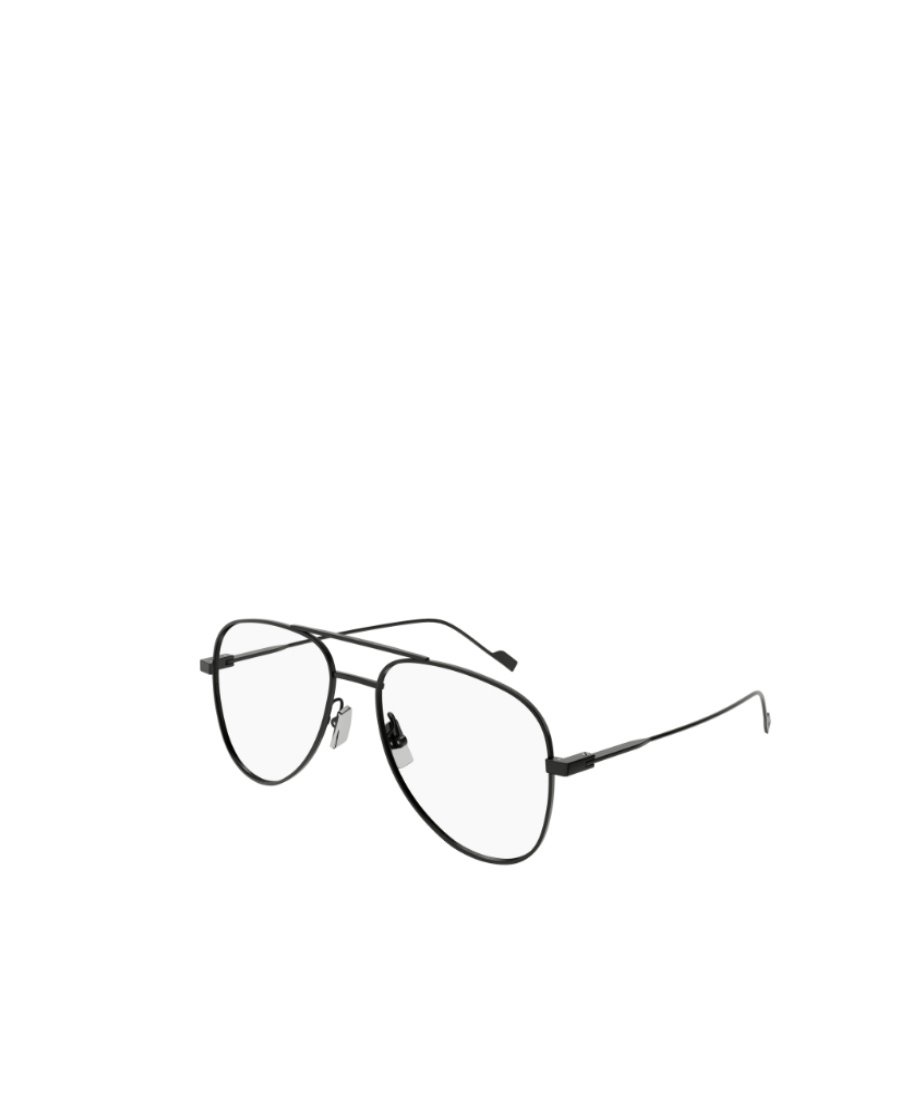 Saint Laurent Aviator-frame Glasses In Black