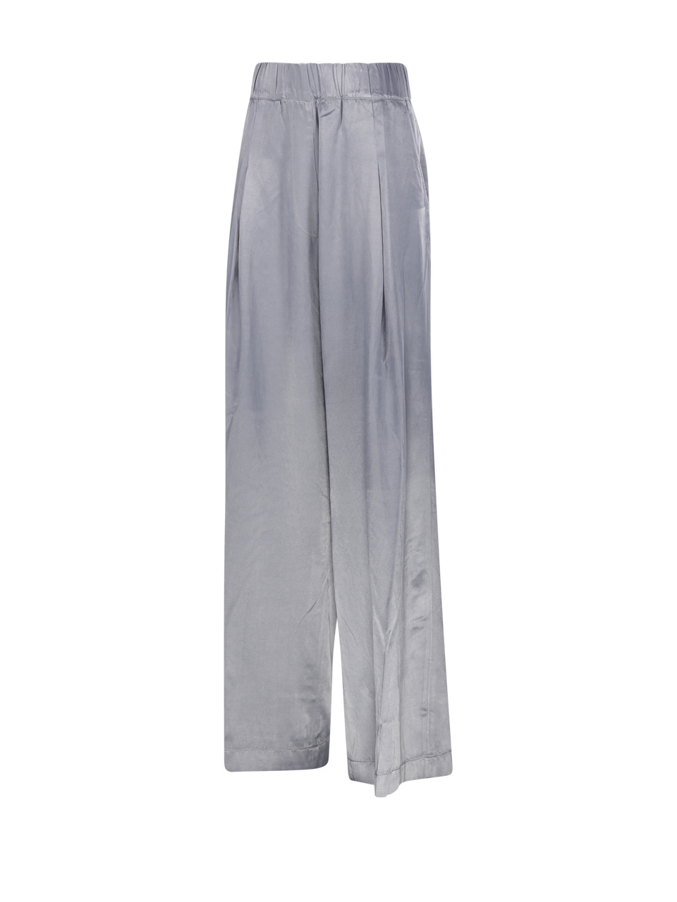 Dries Van Noten Wide Leg Trouser With Pleat And Pocket In Lightblue
