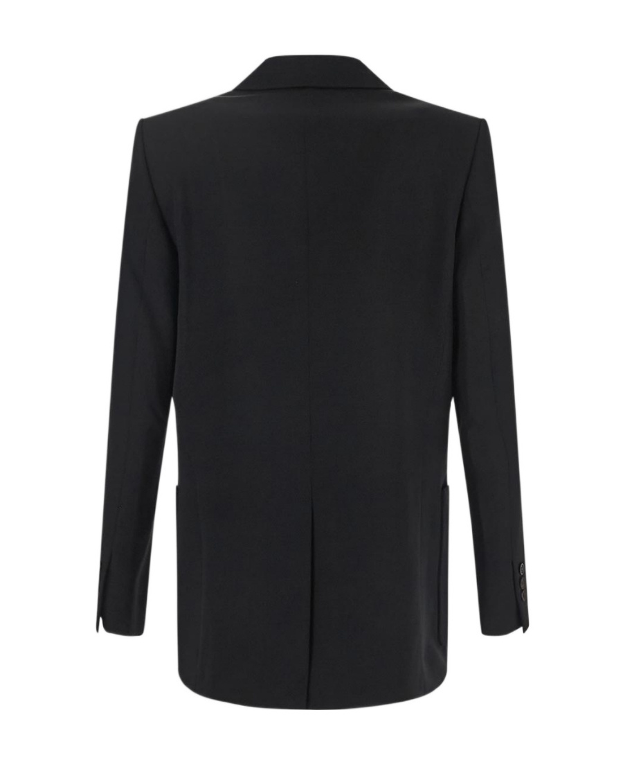 Balmain Double-breasted Blazer In Black