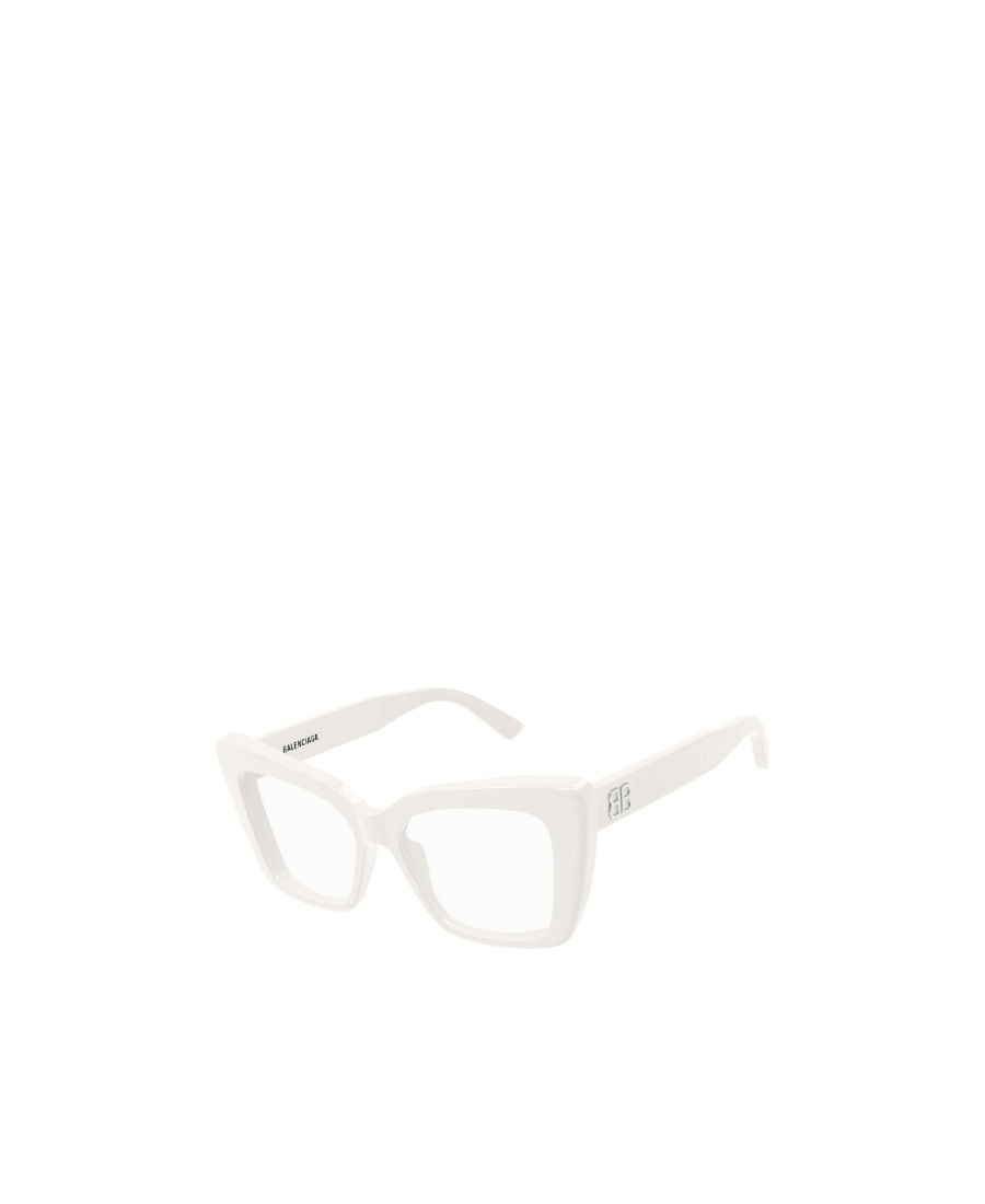 Balenciaga Butterfly-frame Clear Glasses In White
