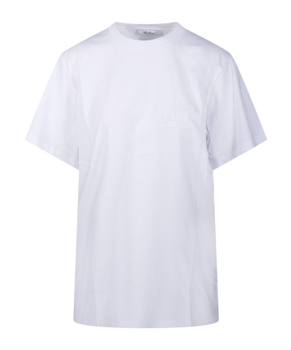 Max Mara Short-sleeved T-shirt In White