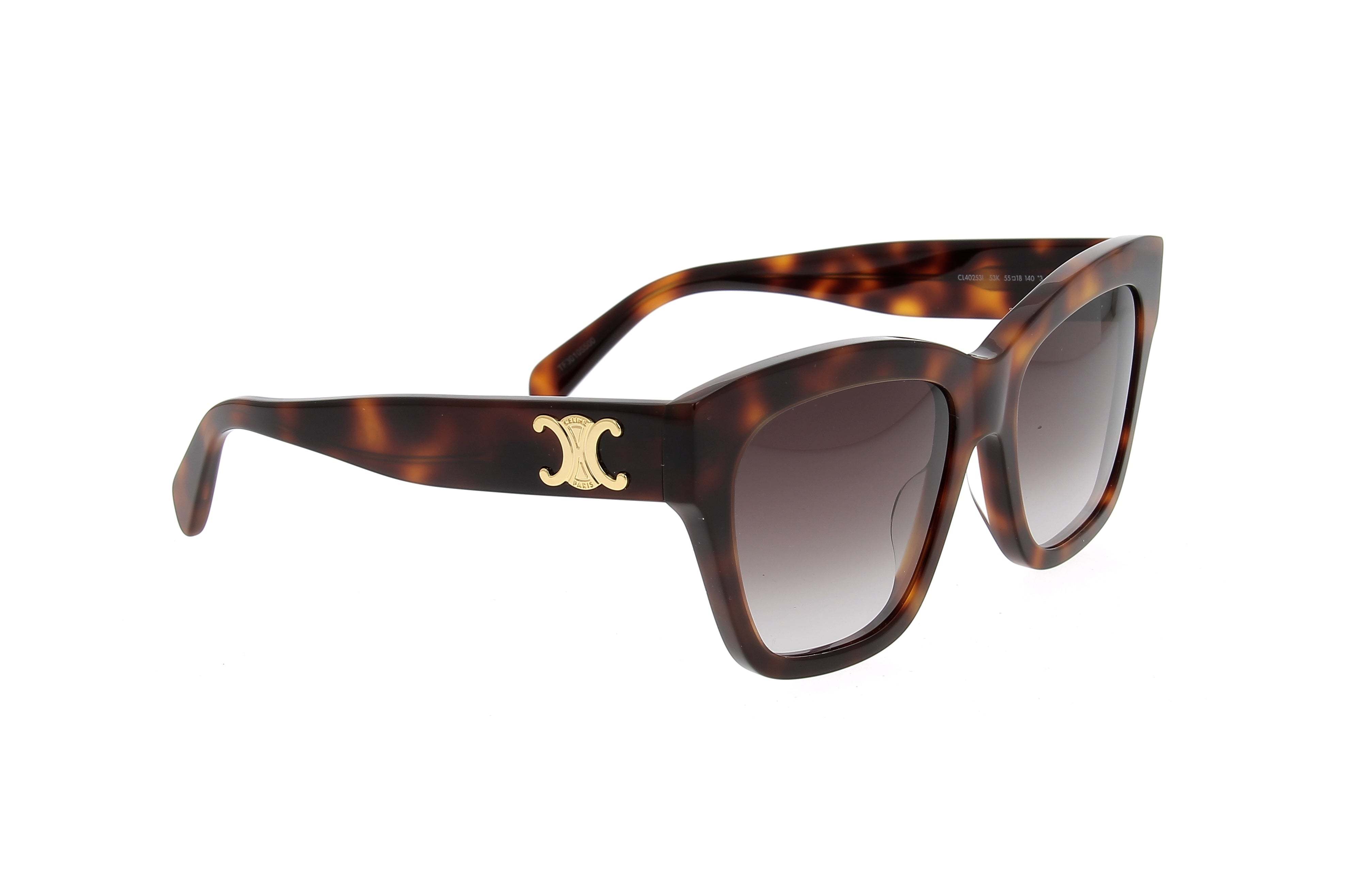 Celine Tortoiseshell Cat-eye-frame Sunglasses In Gray