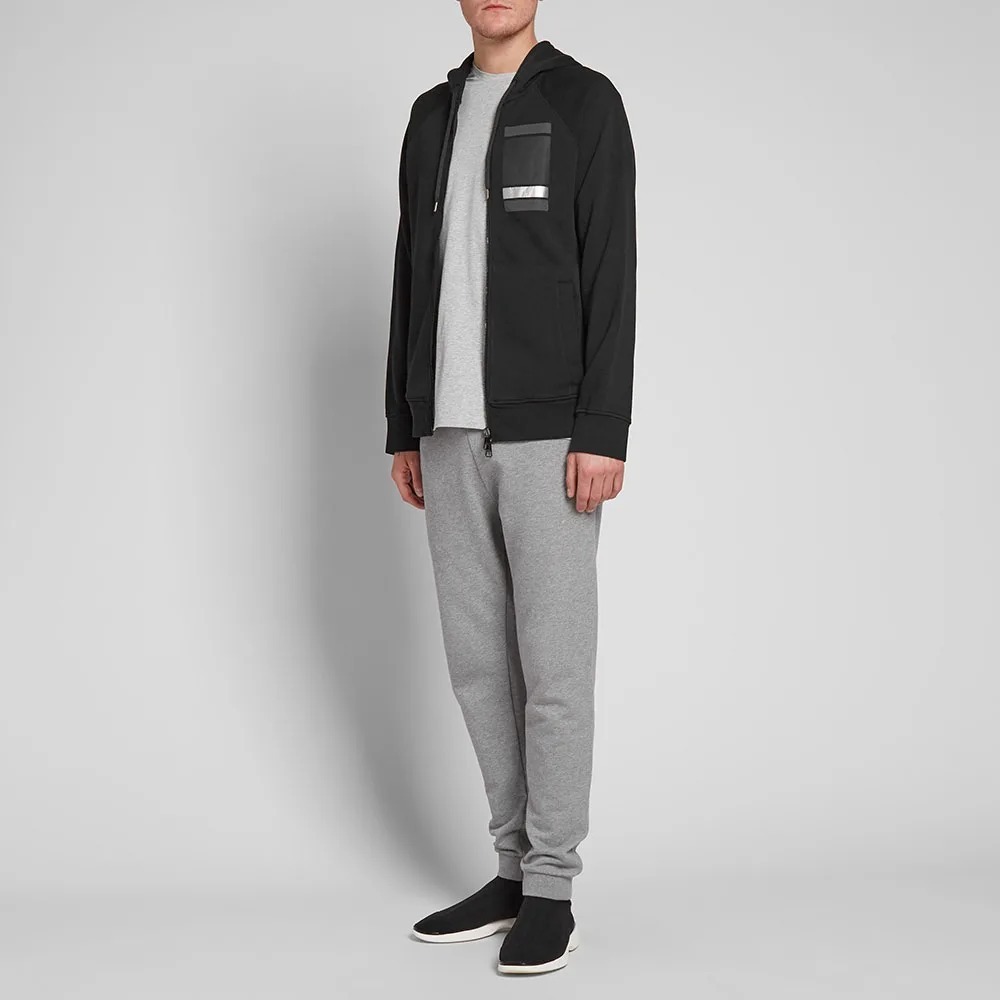 Neil Barrett Long-sleeved Zipper Casual Jacket In Black