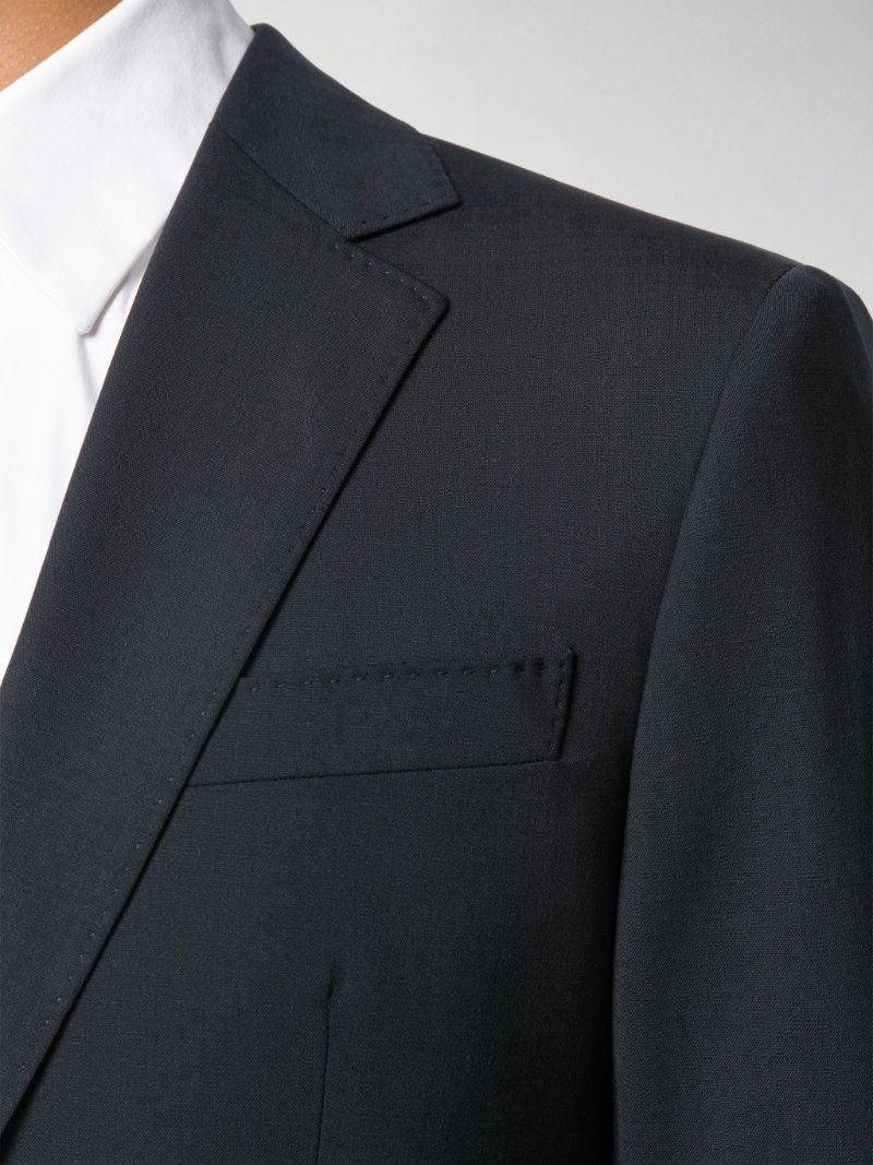 Dsquared2 Paris Fit Single Breasted Wool Suit In Black