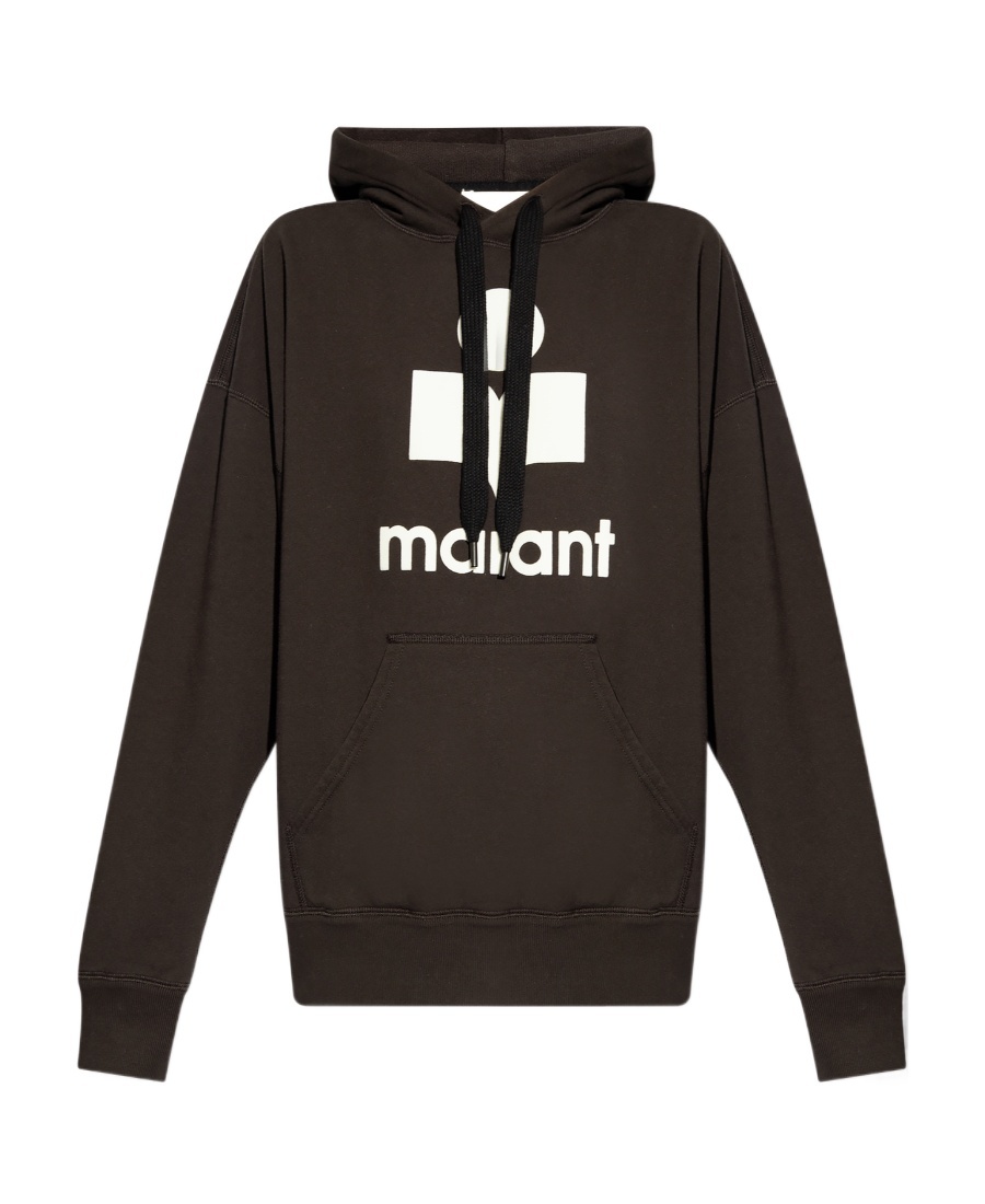 Shop Isabel Marant Étoile Mansel Oversized Hoodie Sweatshirt In Black