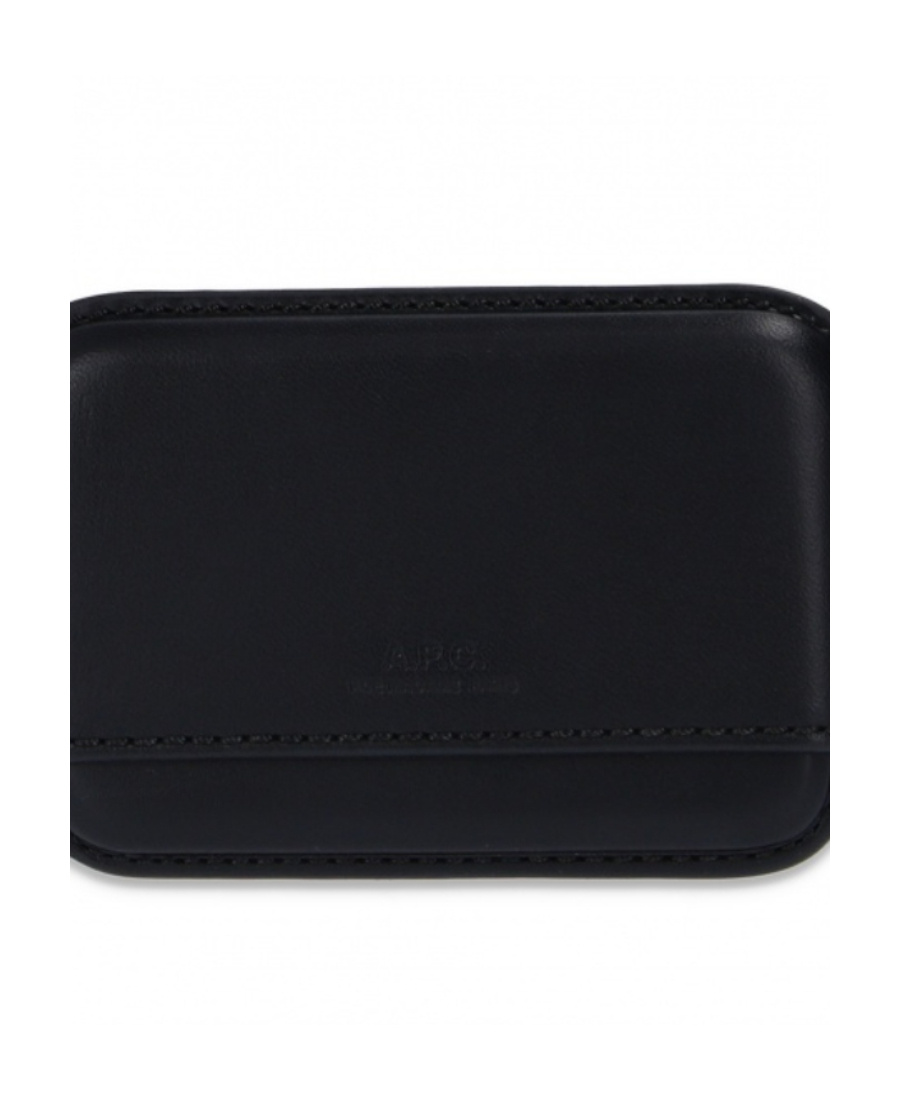 Apc Magna-carta Logo-embossed Cardholder In Black