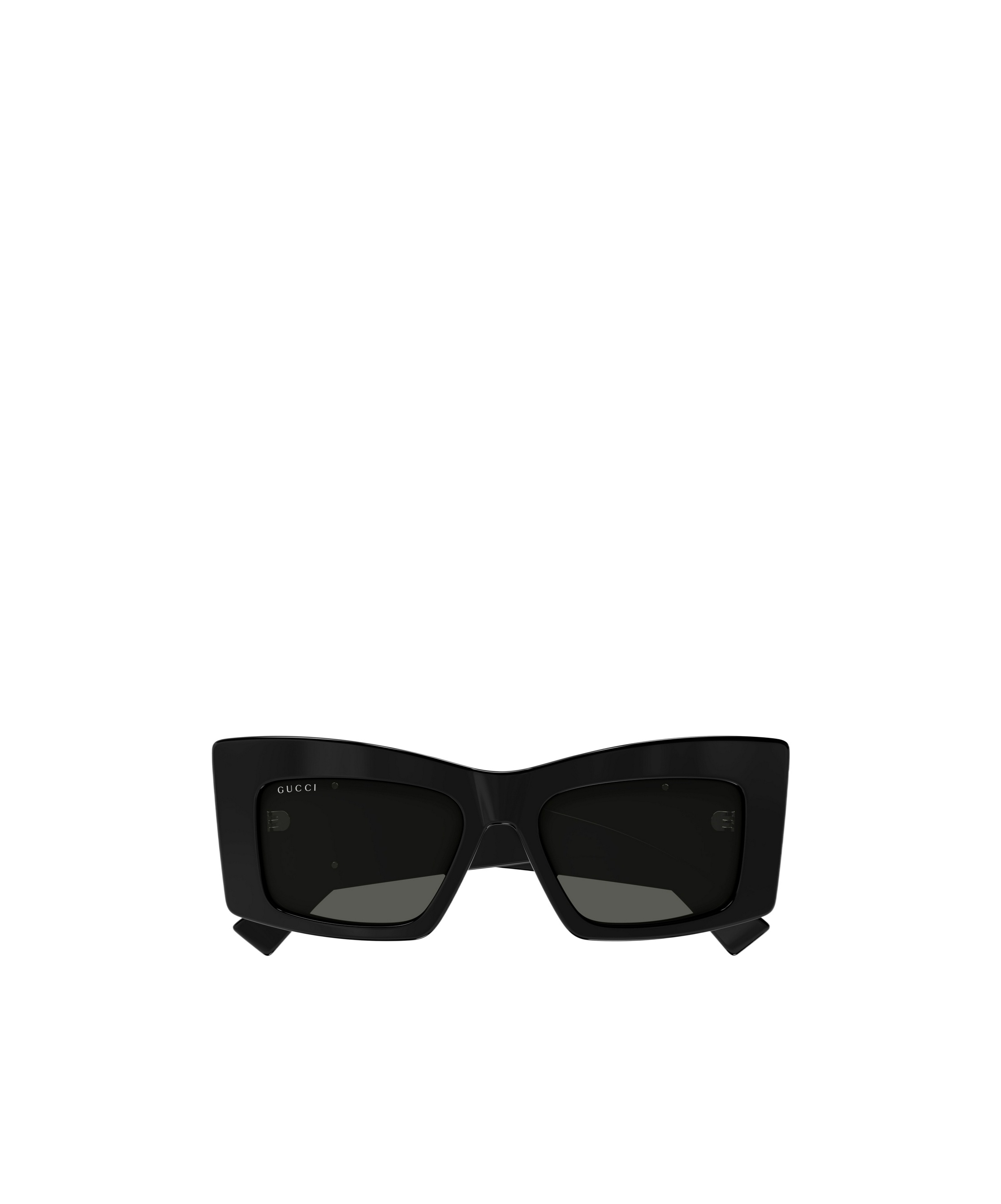 Gucci Eyewear Butterfly Frame Sunglasses In Black