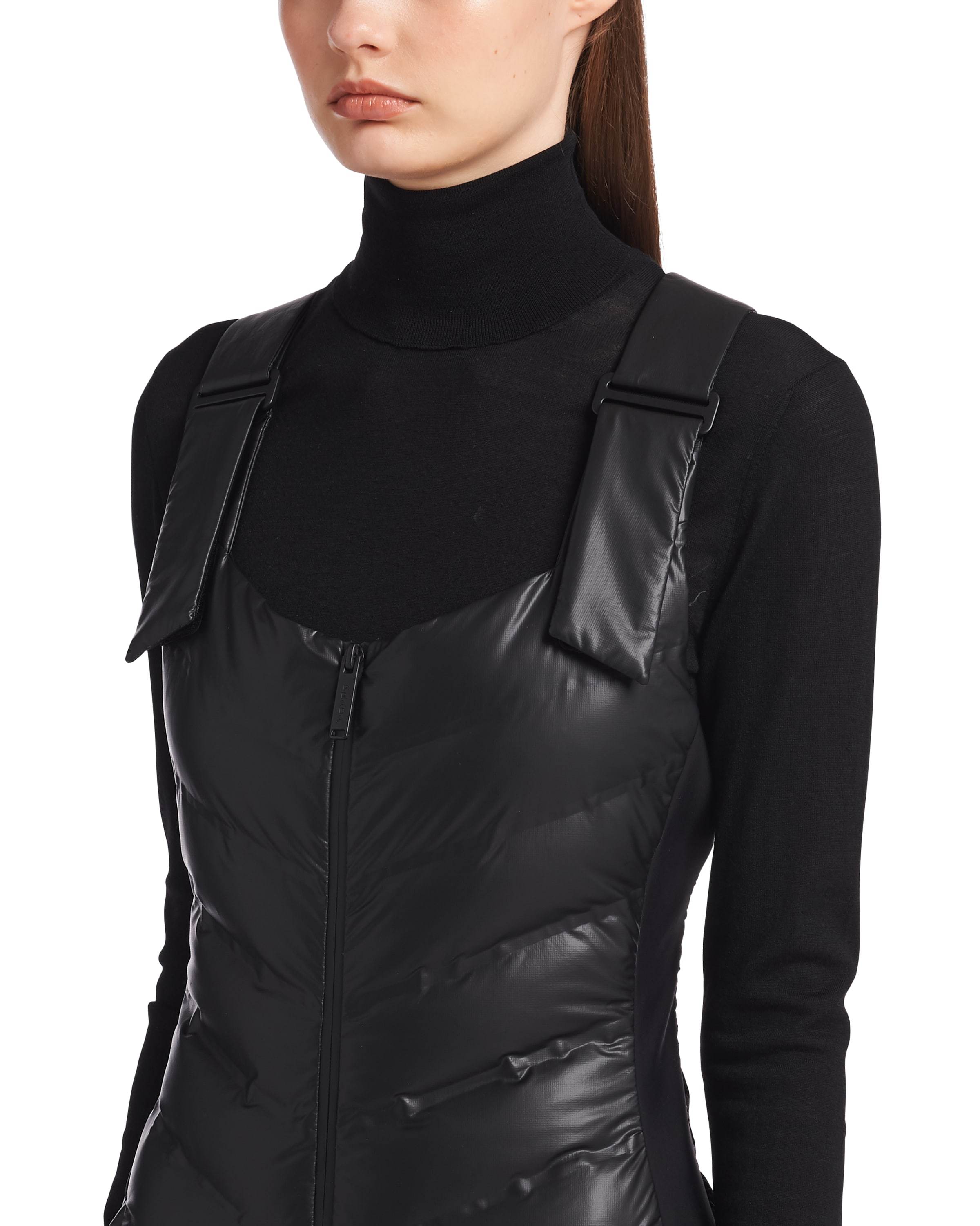 Prada Suspender Jumpsuit In Black